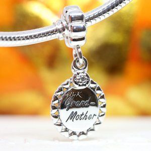 Dangle Charm Grandma Pandora Charms Sale Charm Pandora Grandmother